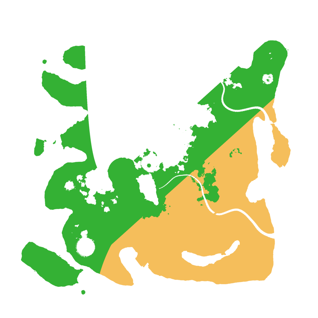 Biome Rust Map: Procedural Map, Size: 3000, Seed: 21456