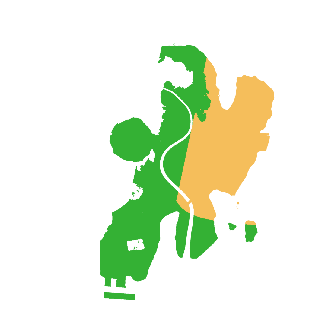 Biome Rust Map: Procedural Map, Size: 2000, Seed: 44279