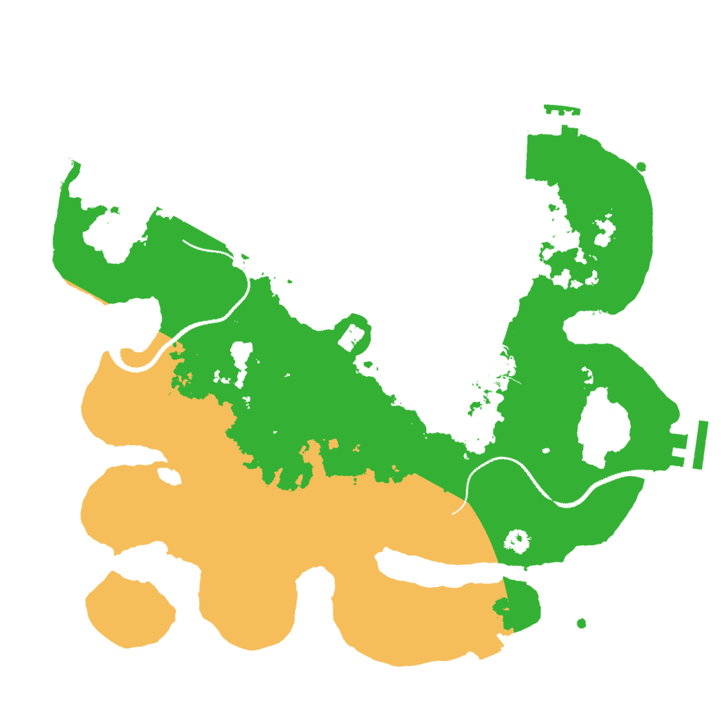 Biome Rust Map: Procedural Map, Size: 3000, Seed: 14731