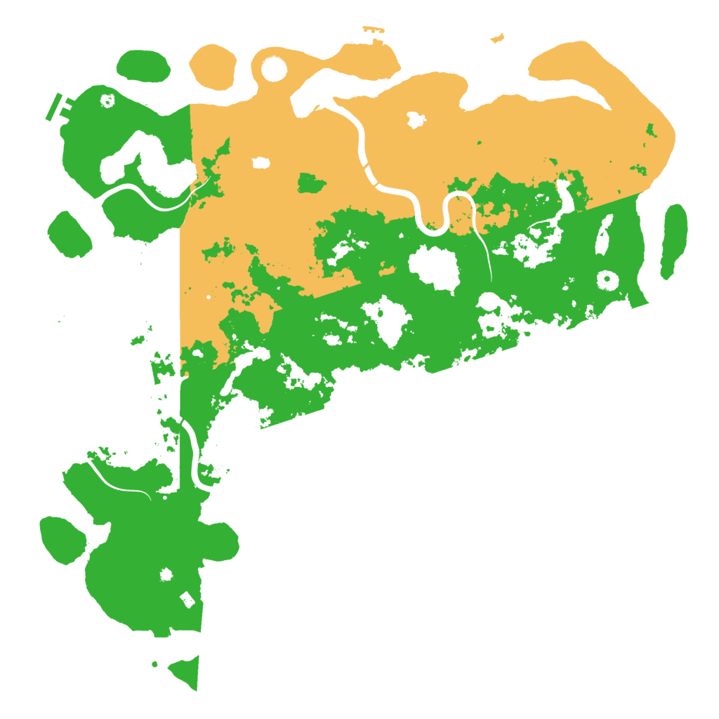 Biome Rust Map: Procedural Map, Size: 5000, Seed: 58153777