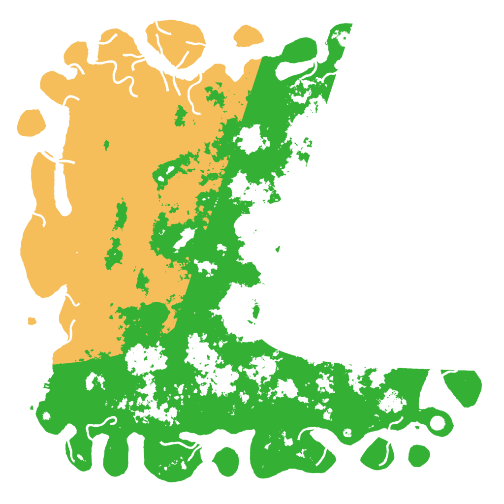 Biome Rust Map: Procedural Map, Size: 6000, Seed: 676235964