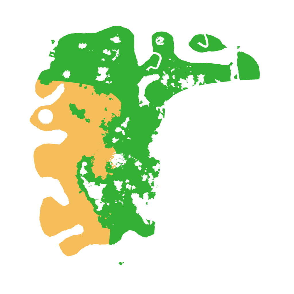 Biome Rust Map: Procedural Map, Size: 3500, Seed: 897755034