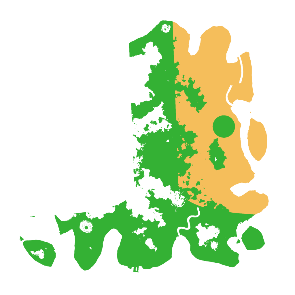 Biome Rust Map: Procedural Map, Size: 3500, Seed: 1616018580