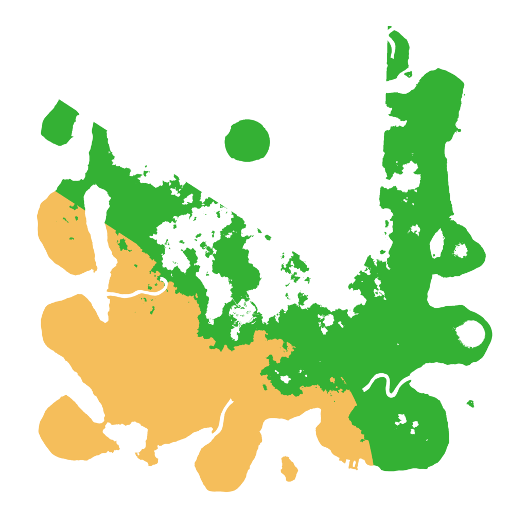 Biome Rust Map: Procedural Map, Size: 3500, Seed: 459313426