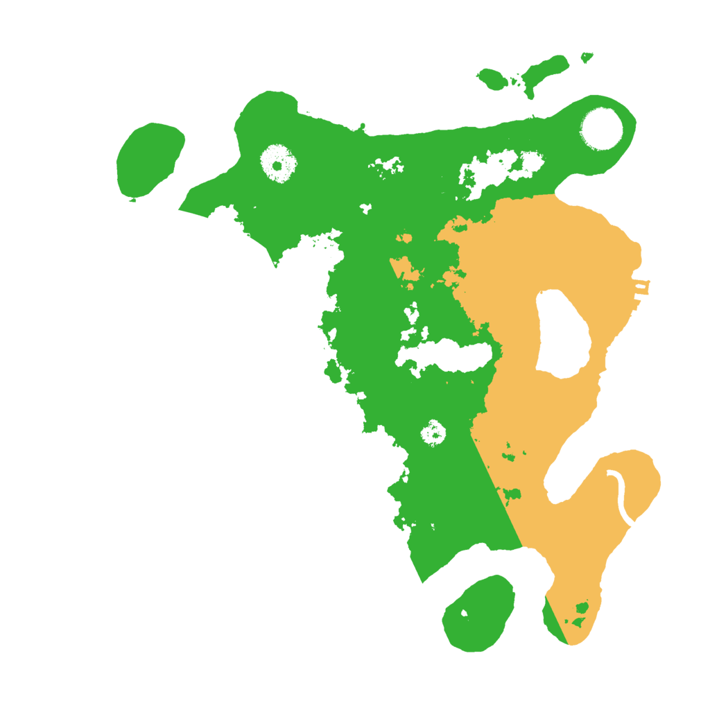 Biome Rust Map: Procedural Map, Size: 3000, Seed: 25909