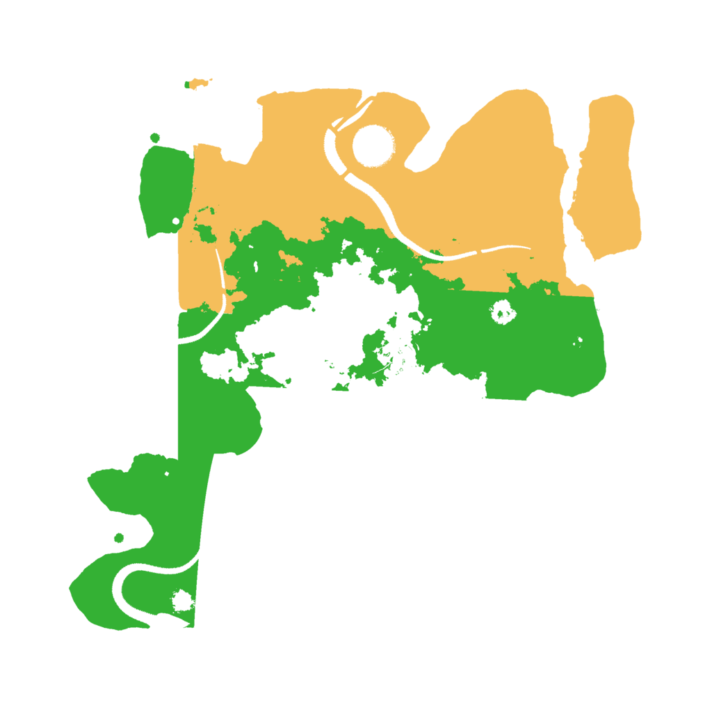 Biome Rust Map: Procedural Map, Size: 3000, Seed: 29321