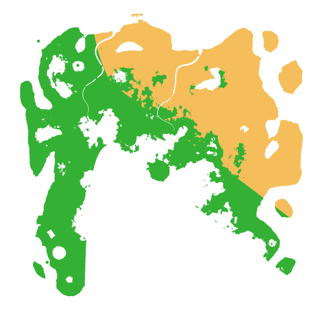 Biome Rust Map: Procedural Map, Size: 4250, Seed: 1798666733