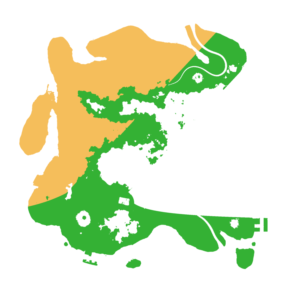 Biome Rust Map: Procedural Map, Size: 3000, Seed: 1972614021