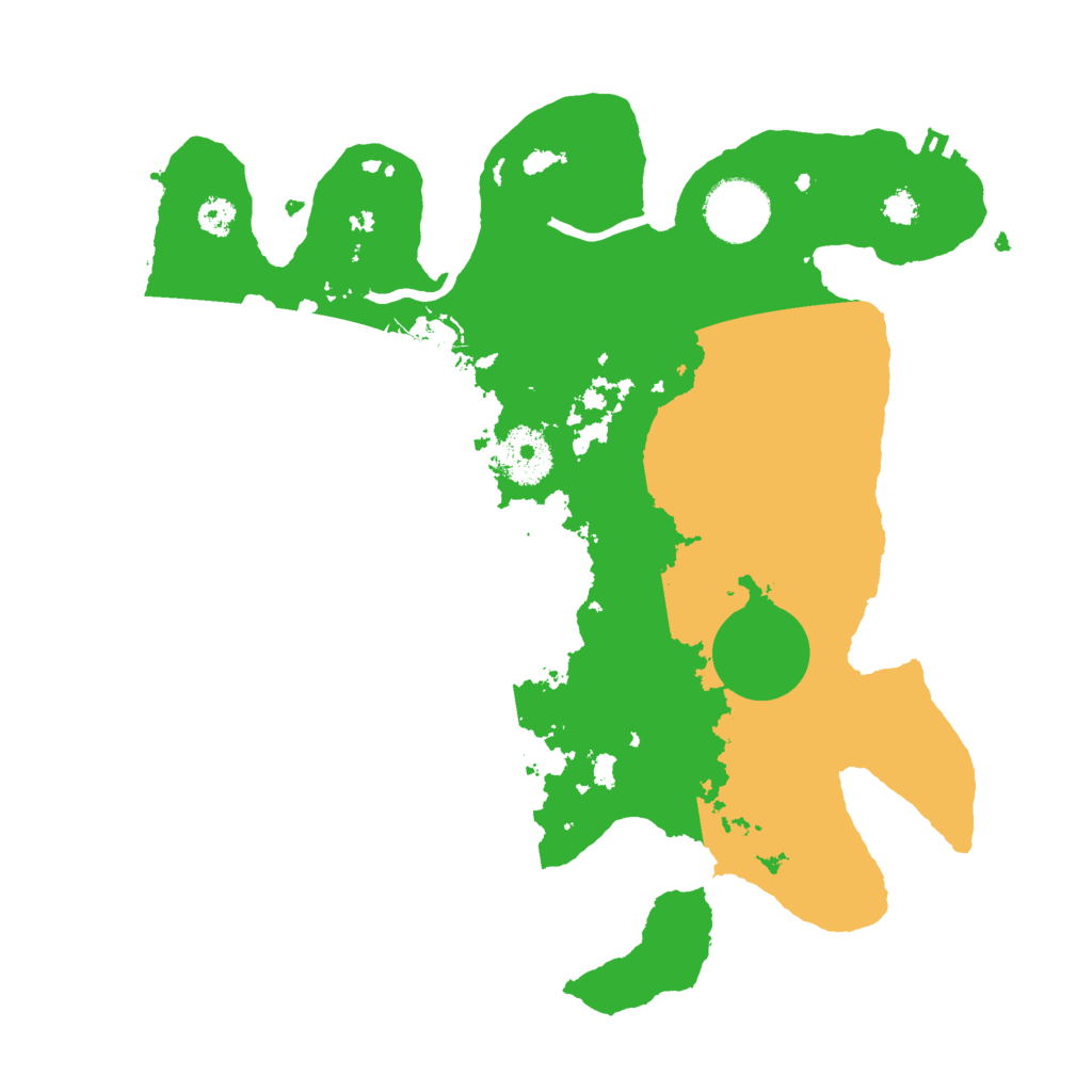 Biome Rust Map: Procedural Map, Size: 3000, Seed: 9307