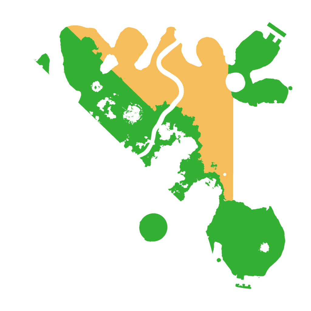 Biome Rust Map: Procedural Map, Size: 3000, Seed: 17543