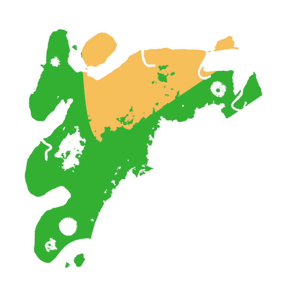 Biome Rust Map: Procedural Map, Size: 3000, Seed: 17274