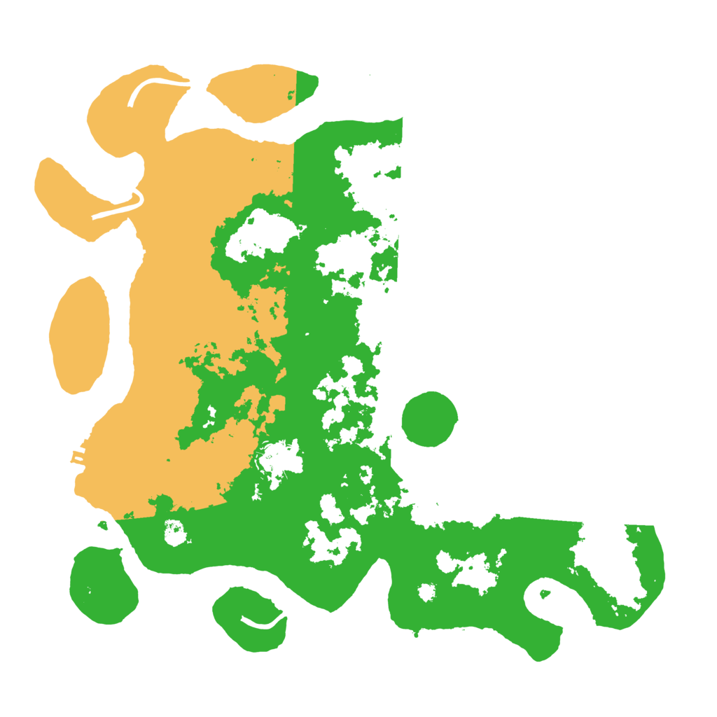 Biome Rust Map: Procedural Map, Size: 3600, Seed: 1174190632