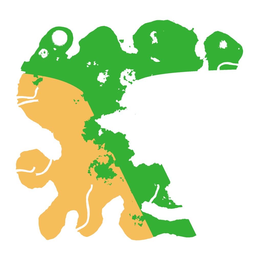 Biome Rust Map: Procedural Map, Size: 3000, Seed: 12580771