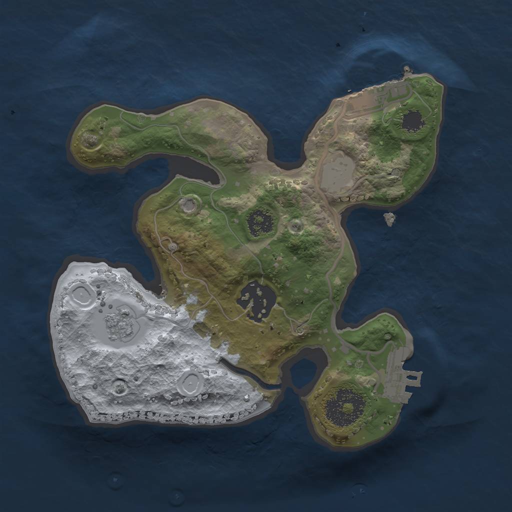 Procedural Map :: Rust Map :: Just-Wiped