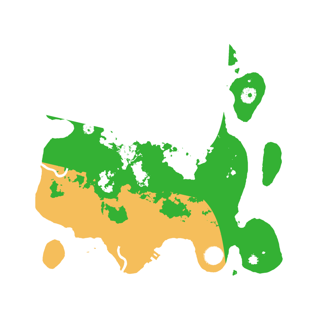 Biome Rust Map: Procedural Map, Size: 3000, Seed: 10085