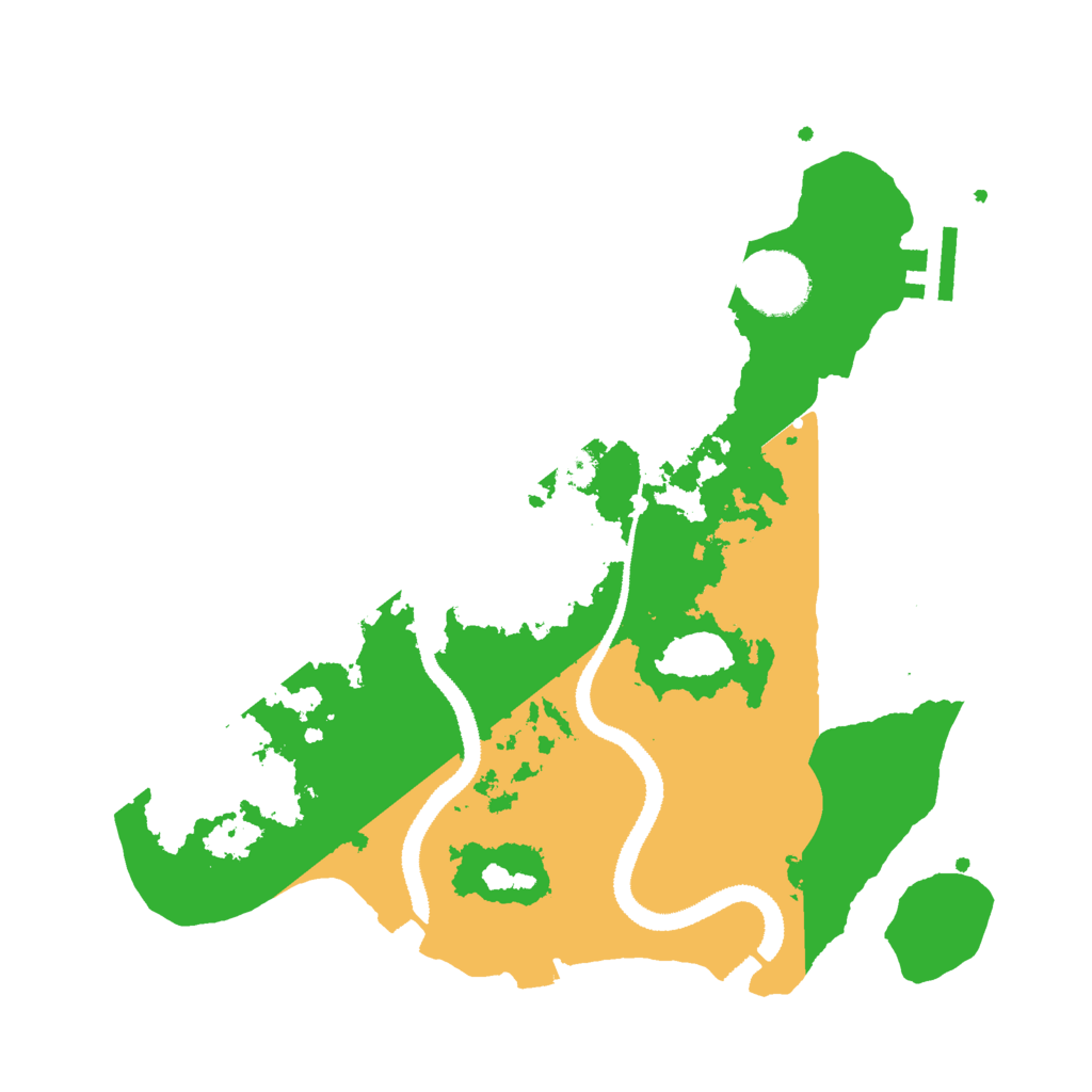 Biome Rust Map: Procedural Map, Size: 3000, Seed: 14460