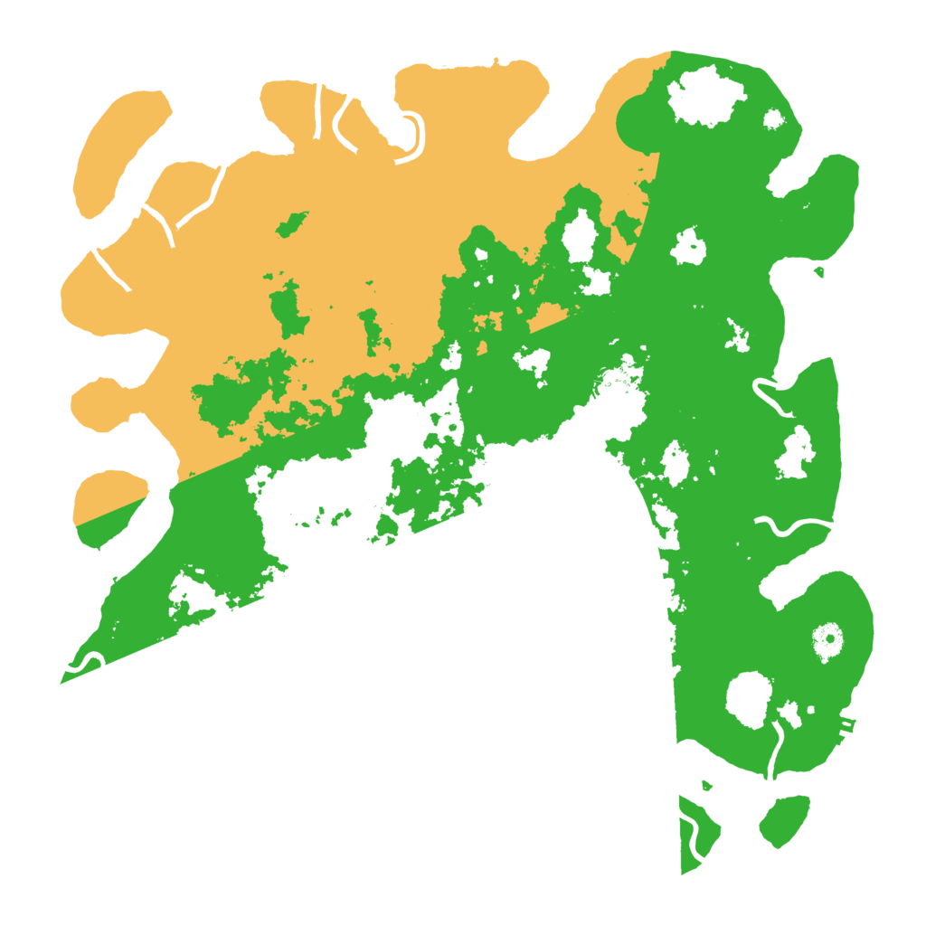 Biome Rust Map: Procedural Map, Size: 4250, Seed: 6599