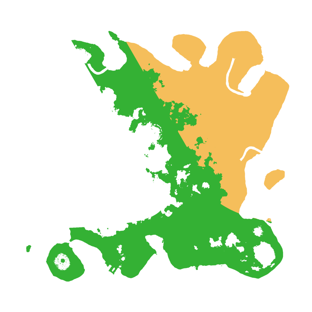 Biome Rust Map: Procedural Map, Size: 3000, Seed: 9877