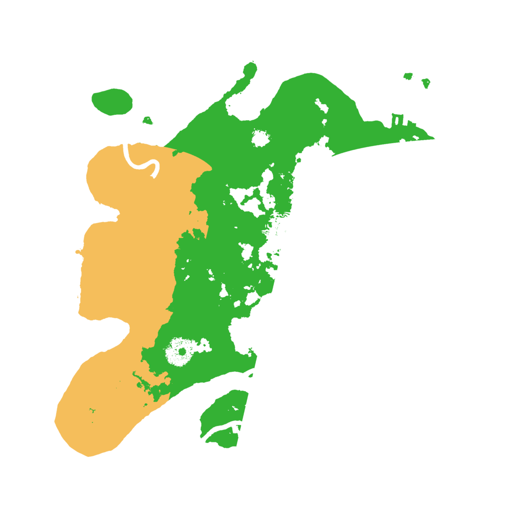 Biome Rust Map: Procedural Map, Size: 2700, Seed: 410035466