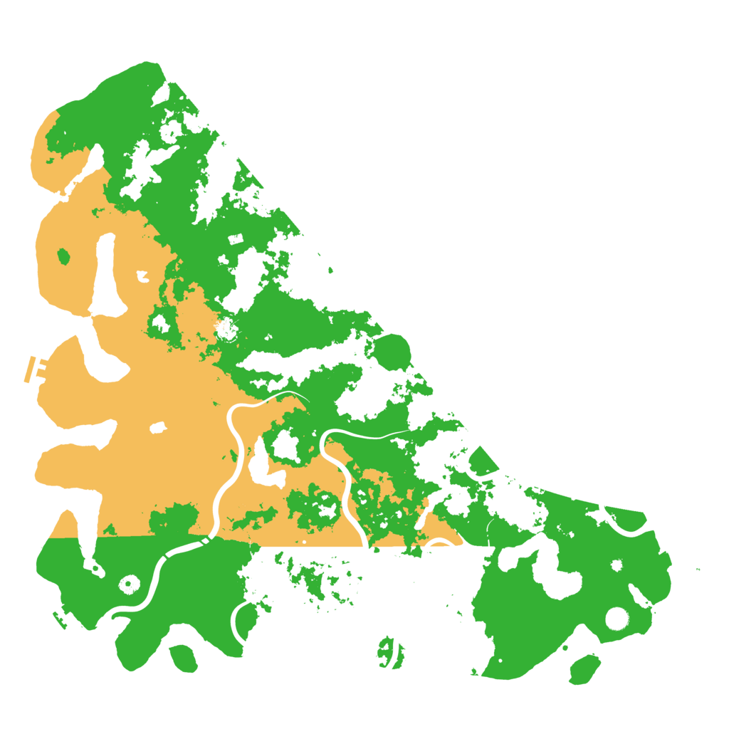Biome Rust Map: Procedural Map, Size: 5500, Seed: 15569