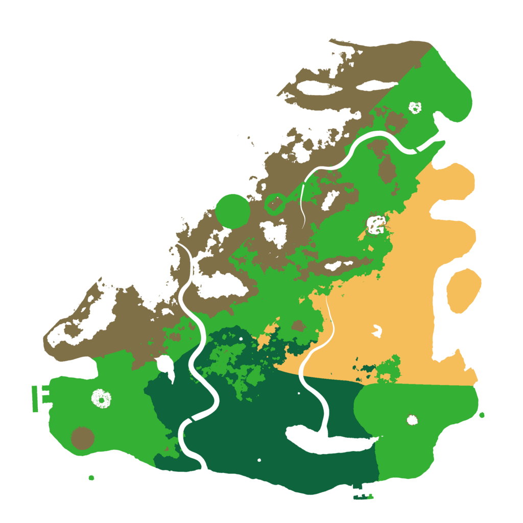 Biome Rust Map: Procedural Map, Size: 4000, Seed: 1071349833