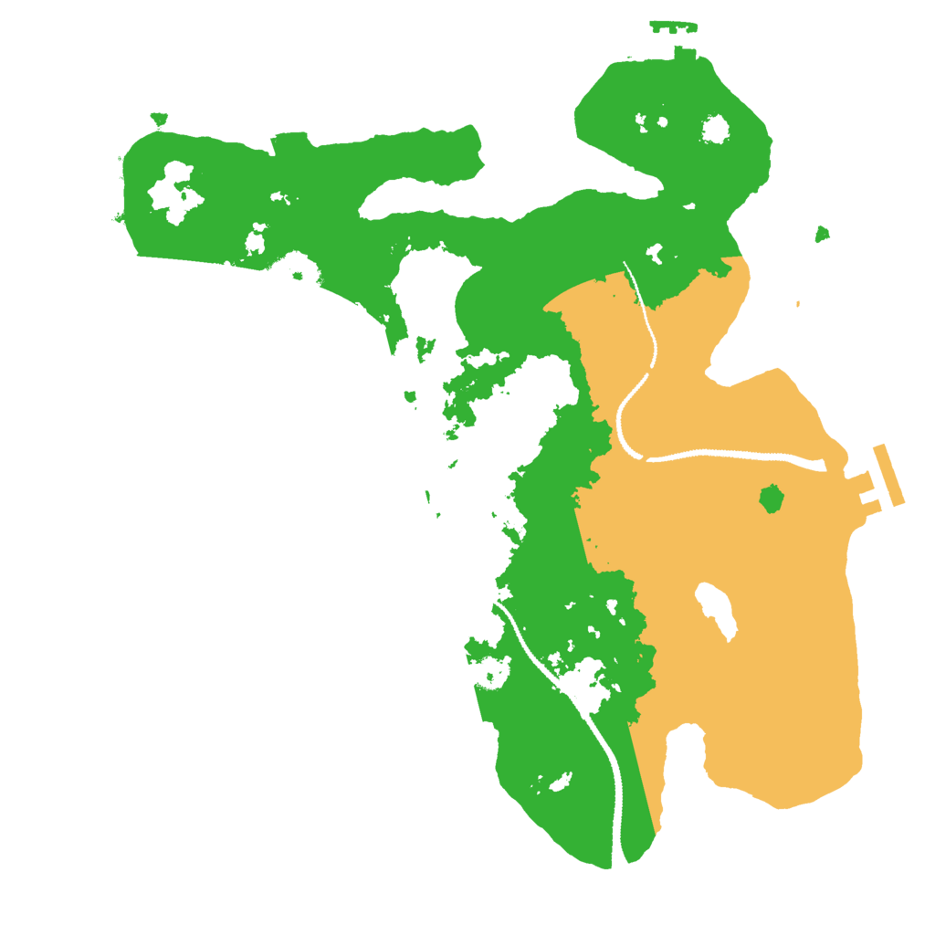 Biome Rust Map: Procedural Map, Size: 3000, Seed: 1265253891