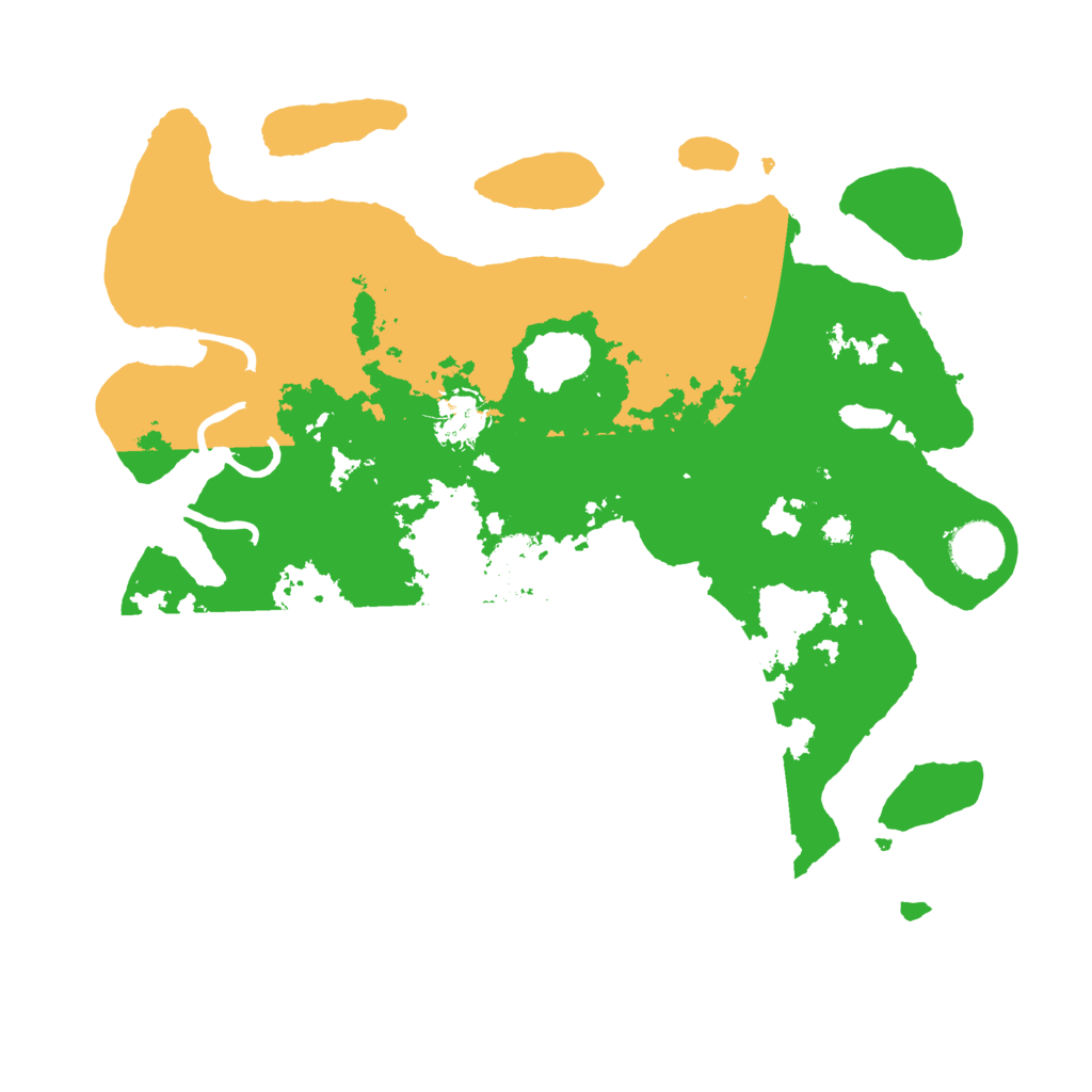 Biome Rust Map: Procedural Map, Size: 3500, Seed: 304718177