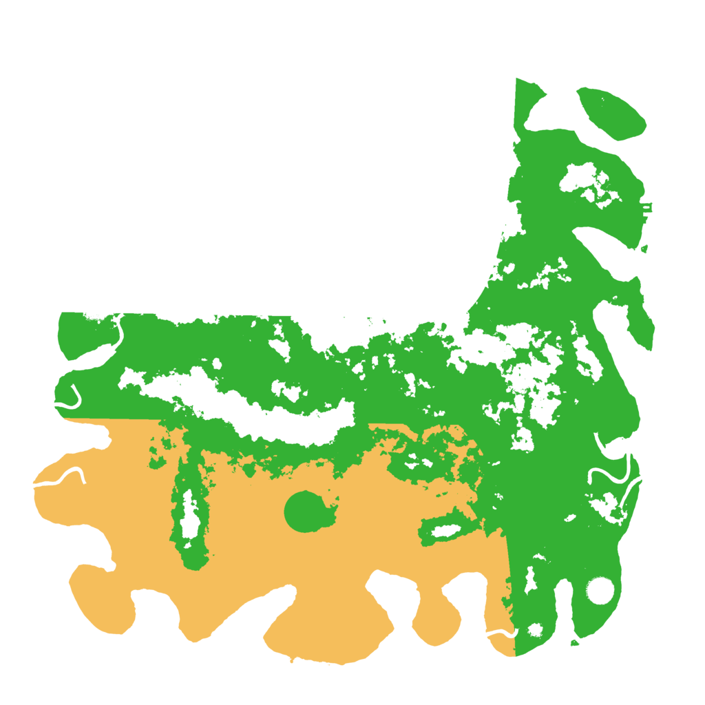 Biome Rust Map: Procedural Map, Size: 4500, Seed: 27952