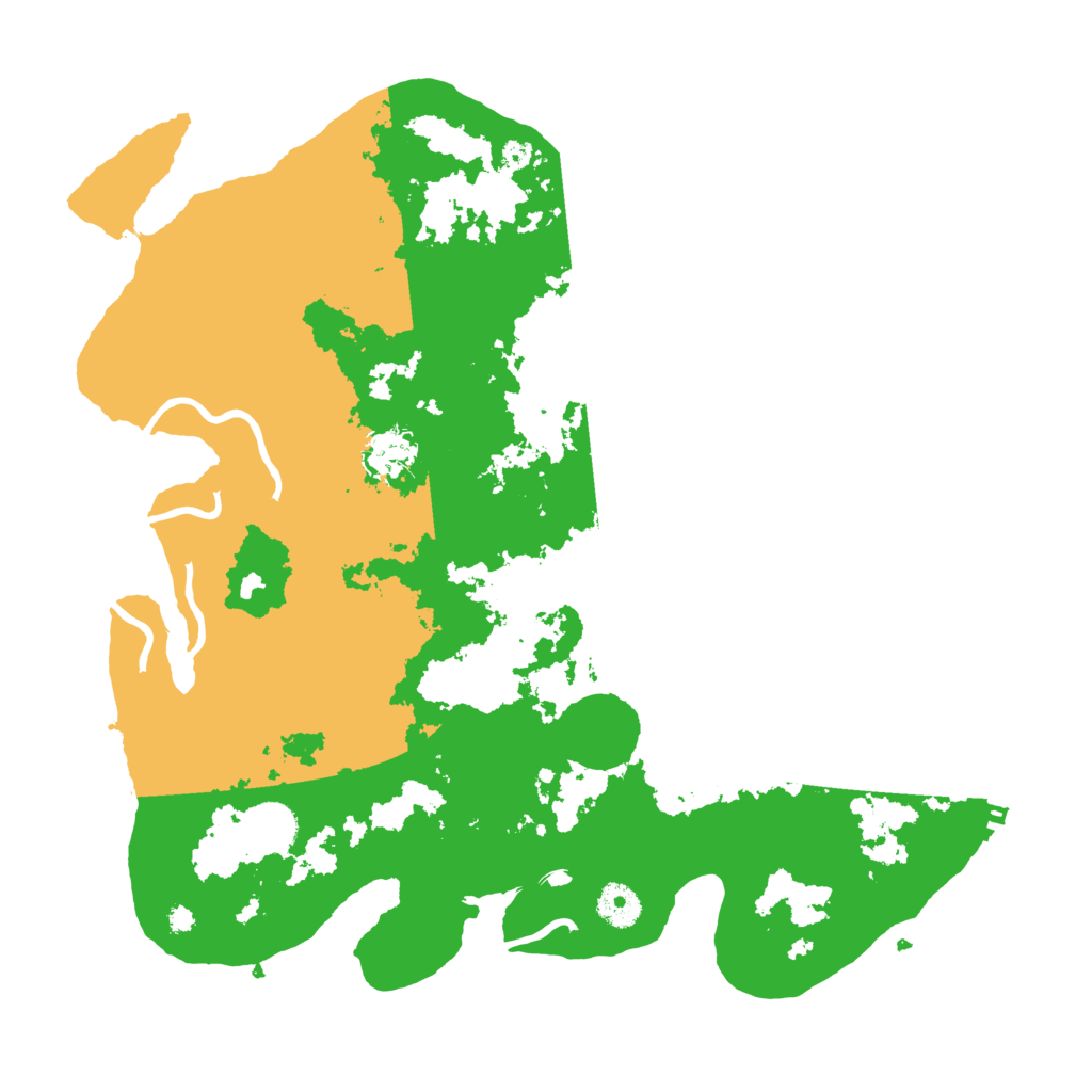 Biome Rust Map: Procedural Map, Size: 3800, Seed: 109964