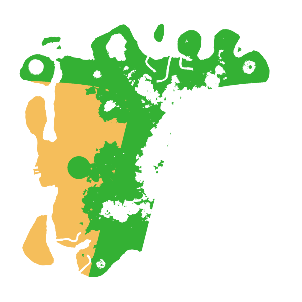 Biome Rust Map: Procedural Map, Size: 3500, Seed: 640779569