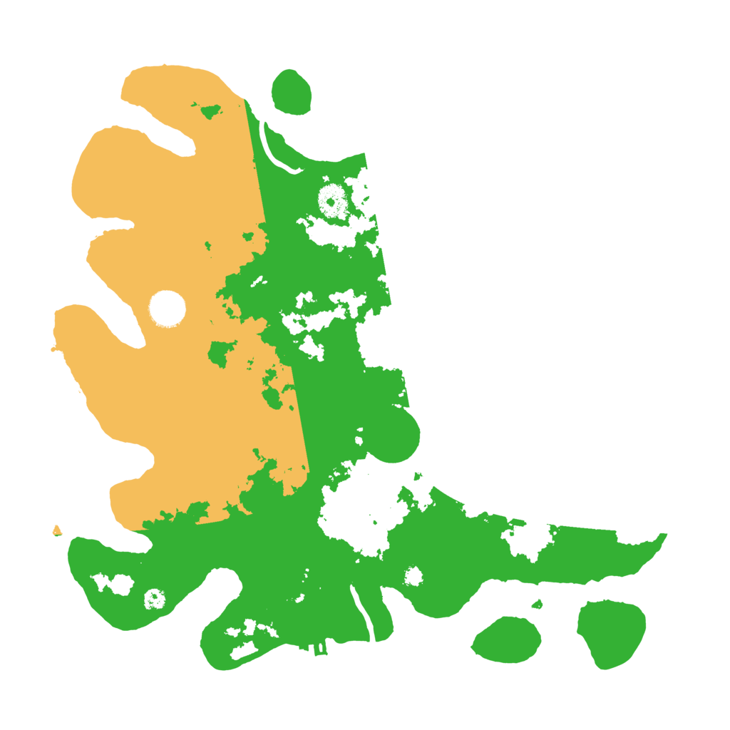 Biome Rust Map: Procedural Map, Size: 3500, Seed: 494627235