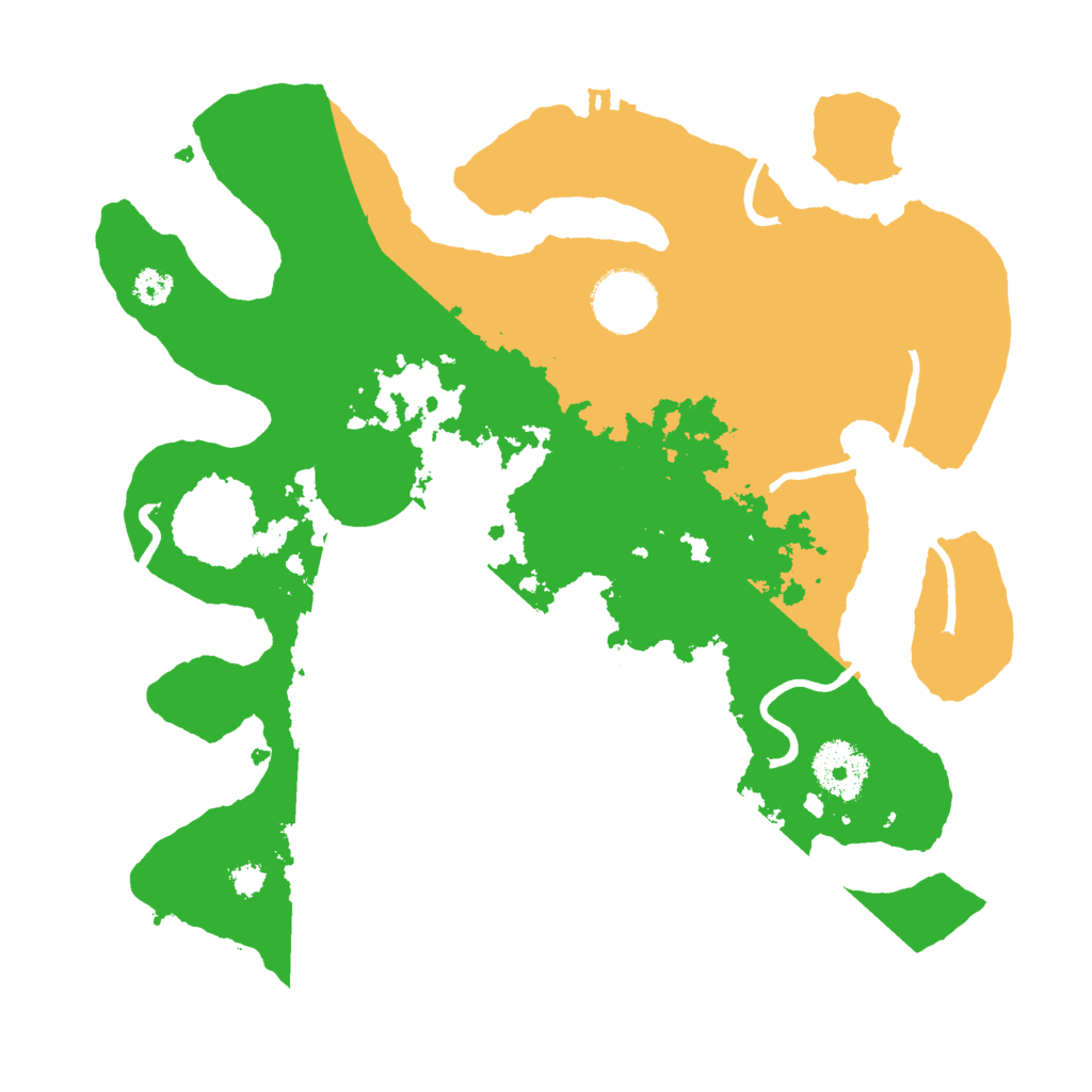 Biome Rust Map: Procedural Map, Size: 3000, Seed: 44457346