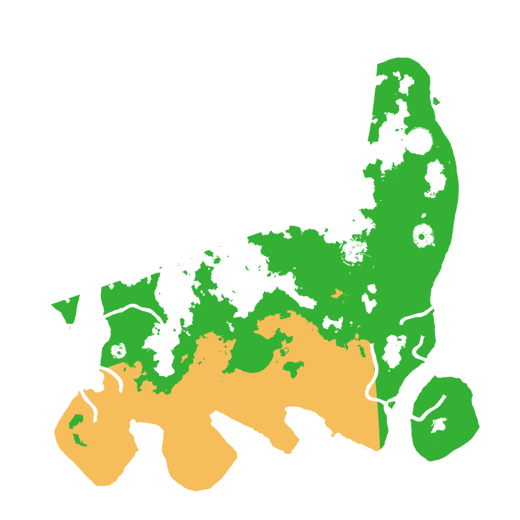 Biome Rust Map: Procedural Map, Size: 3500, Seed: 626712313