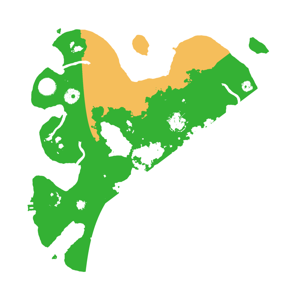 Biome Rust Map: Procedural Map, Size: 3000, Seed: 32182