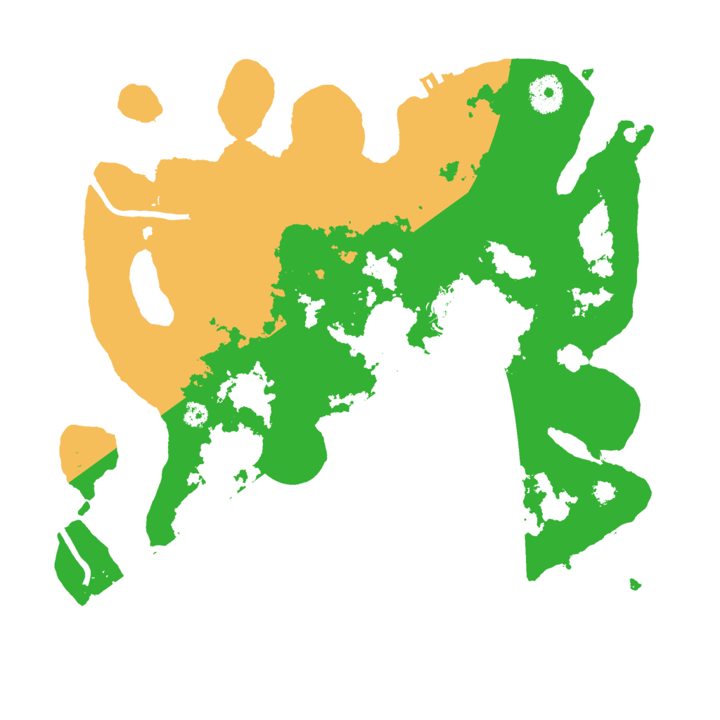 Biome Rust Map: Procedural Map, Size: 3000, Seed: 26386