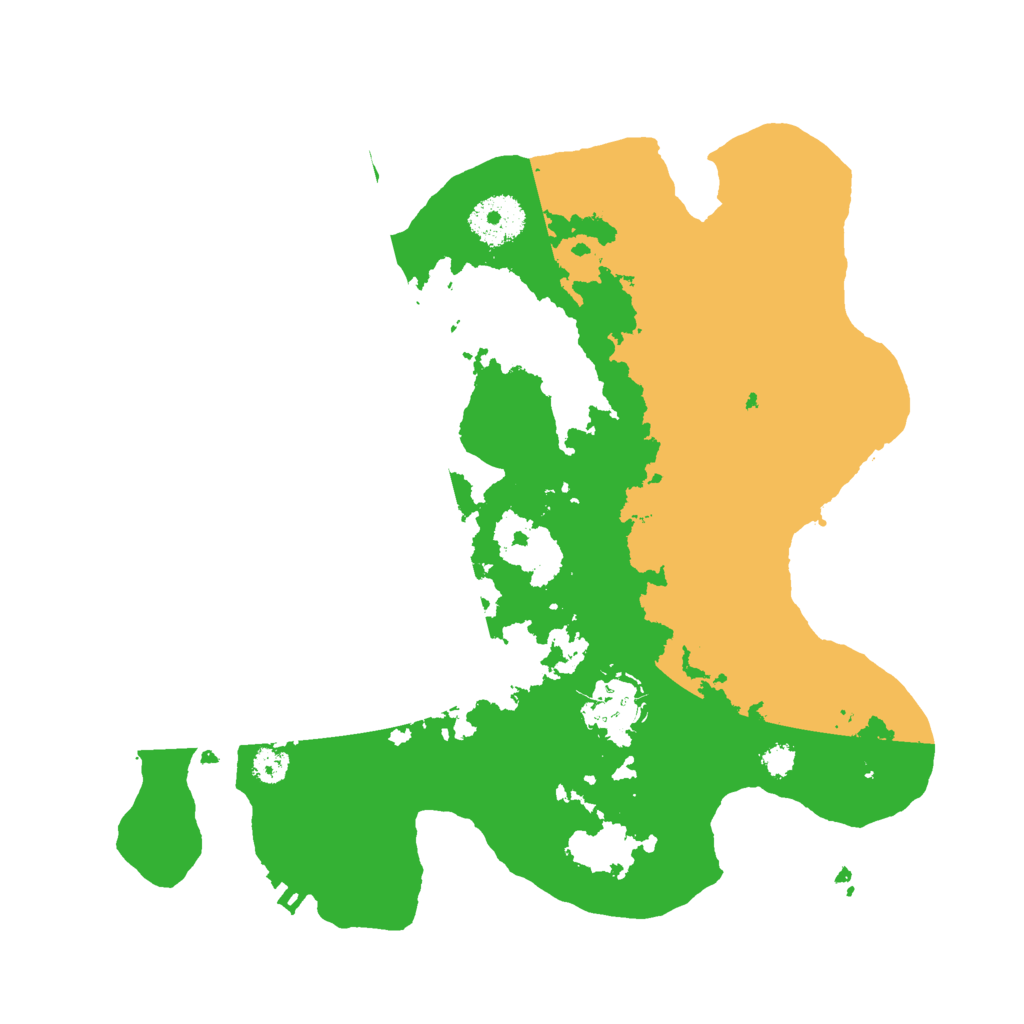 Biome Rust Map: Procedural Map, Size: 3000, Seed: 26564
