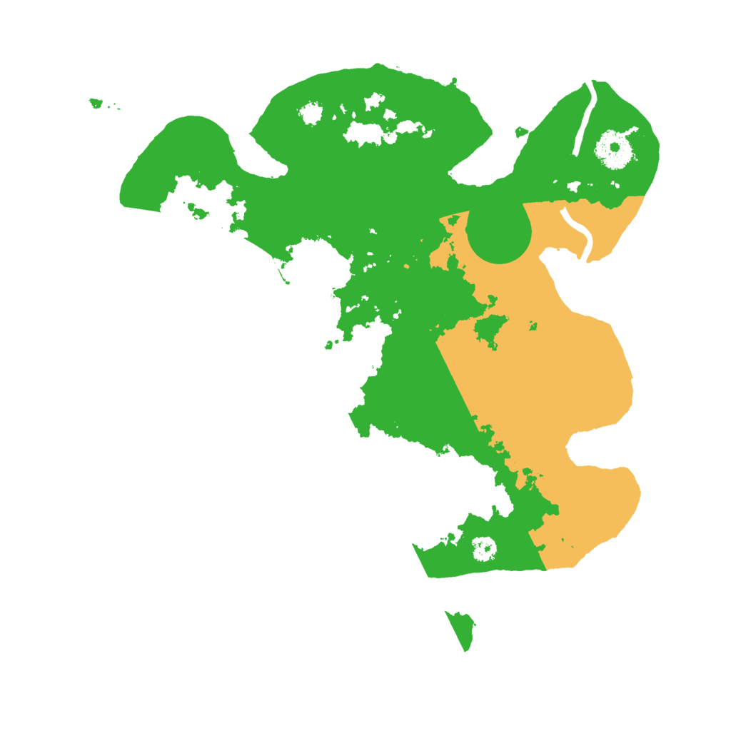 Biome Rust Map: Procedural Map, Size: 3000, Seed: 5855