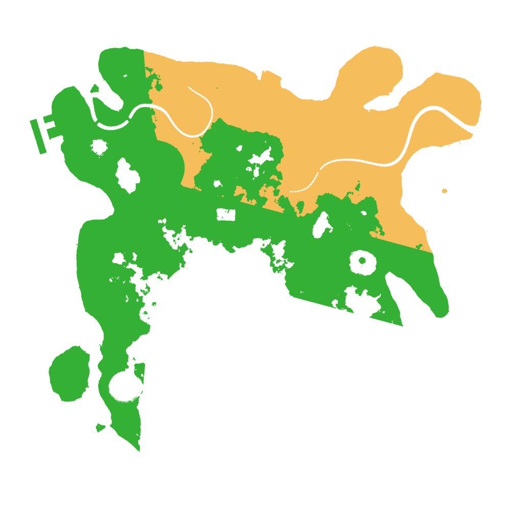 Biome Rust Map: Procedural Map, Size: 3000, Seed: 2268