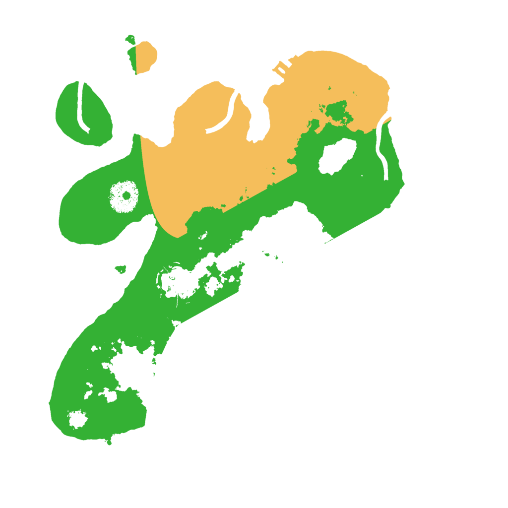 Biome Rust Map: Procedural Map, Size: 2500, Seed: 365876089