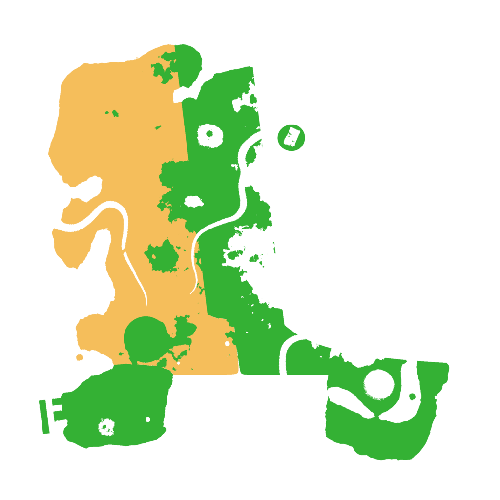 Biome Rust Map: Procedural Map, Size: 3000, Seed: 2116098001