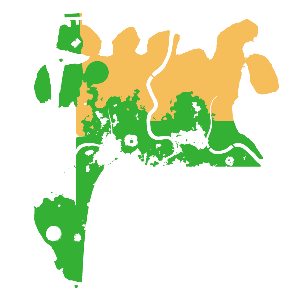 Biome Rust Map: Procedural Map, Size: 3550, Seed: 494884