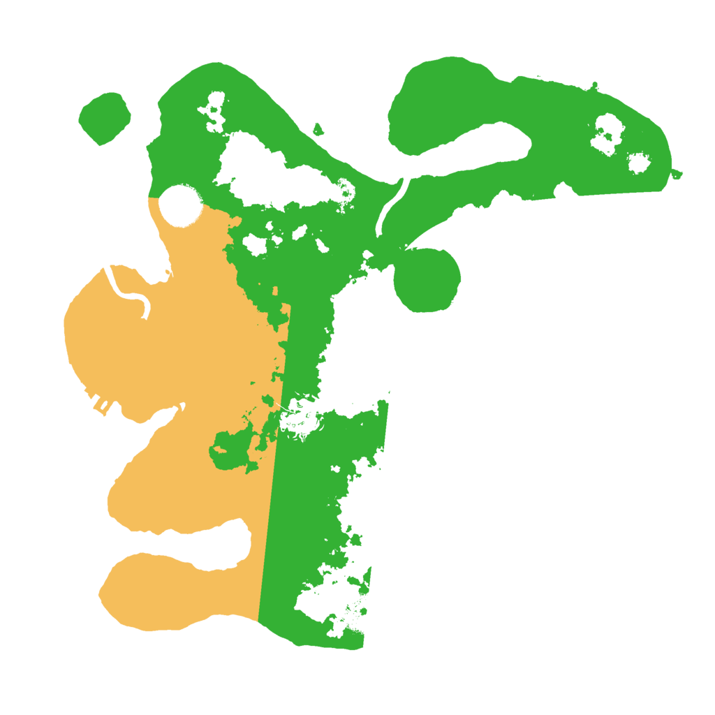 Biome Rust Map: Procedural Map, Size: 3000, Seed: 20153