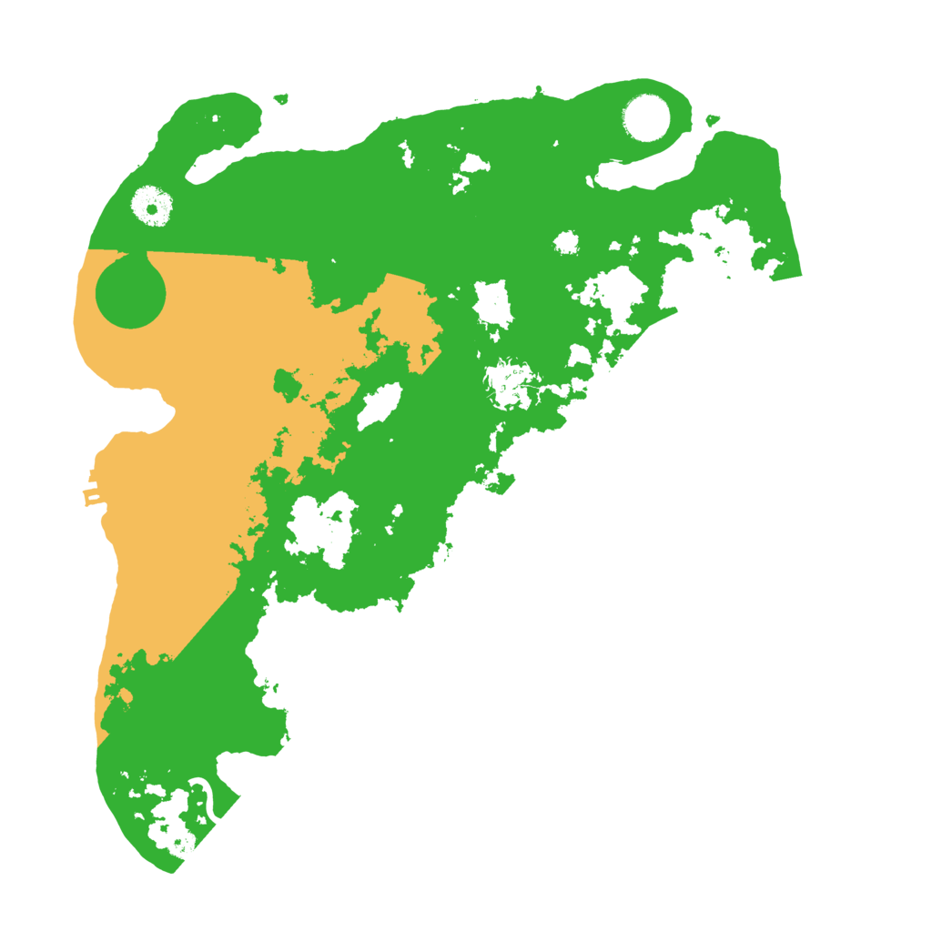 Biome Rust Map: Procedural Map, Size: 3500, Seed: 1787061128