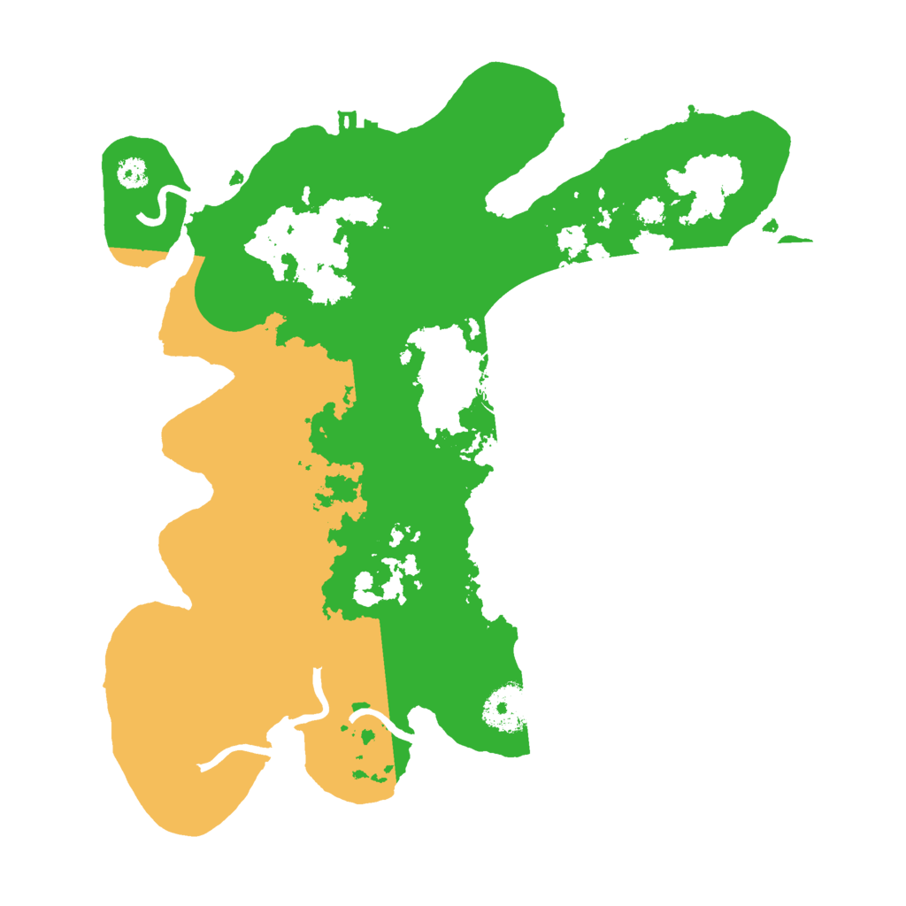 Biome Rust Map: Procedural Map, Size: 3000, Seed: 19526