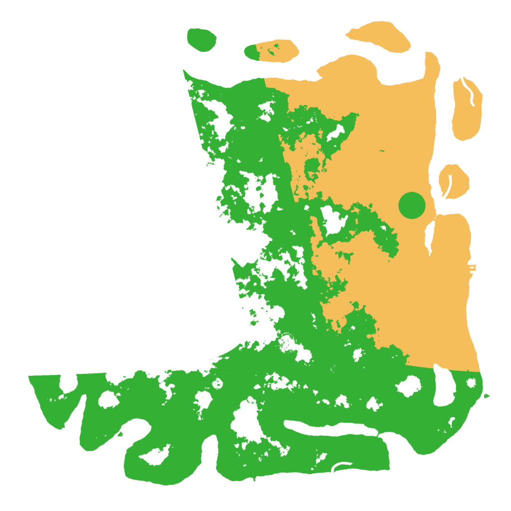 Biome Rust Map: Procedural Map, Size: 5000, Seed: 35810