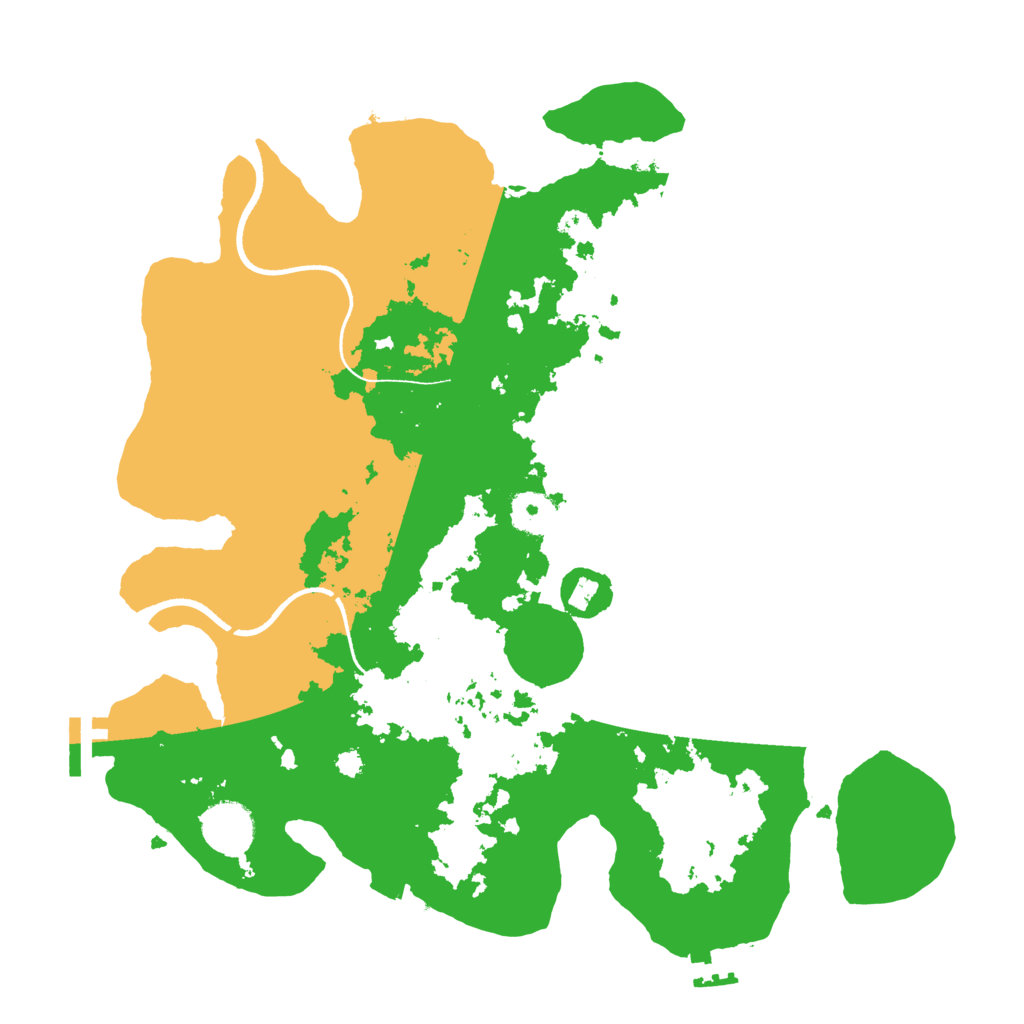 Biome Rust Map: Procedural Map, Size: 3500, Seed: 1862899626