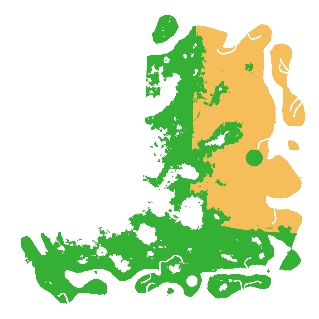 Biome Rust Map: Procedural Map, Size: 5000, Seed: 1648661