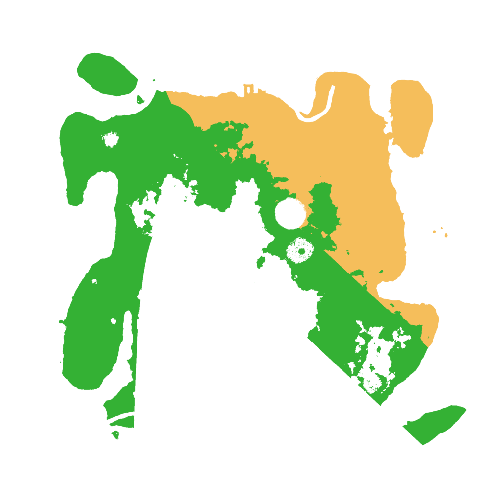 Biome Rust Map: Procedural Map, Size: 3000, Seed: 82215