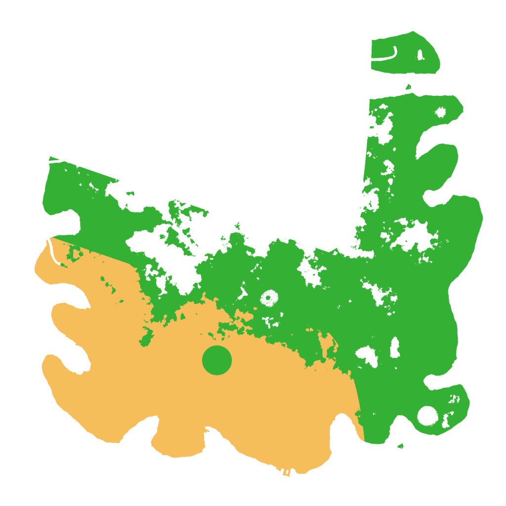 Biome Rust Map: Procedural Map, Size: 4500, Seed: 380751634