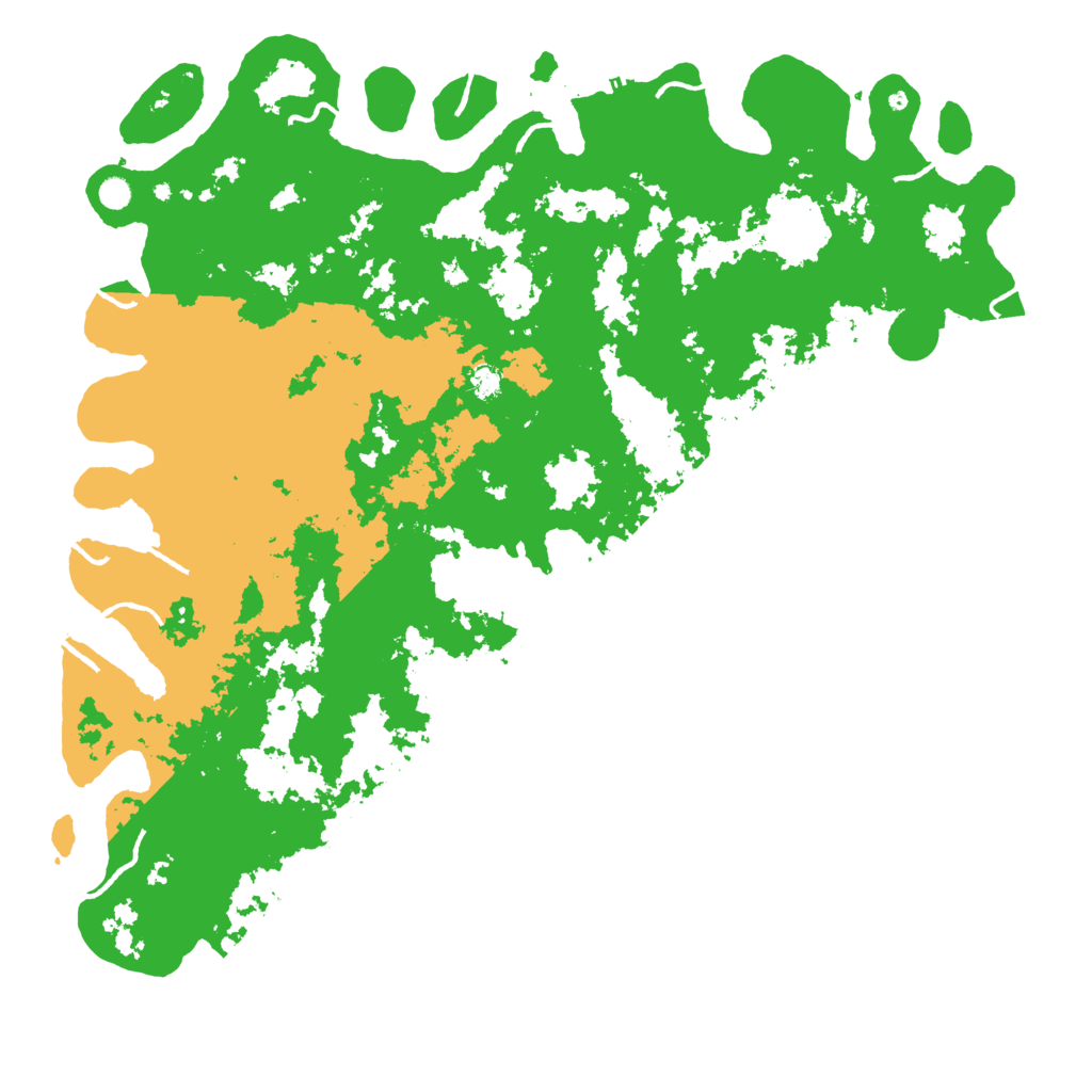 Biome Rust Map: Procedural Map, Size: 6000, Seed: 1835271517